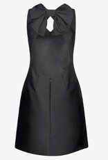 Dea Kudibal Dames V-hals Midi Jurk, zwart