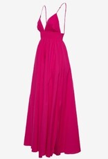 HUGO Dames V-hals Maxi Jurk, roze