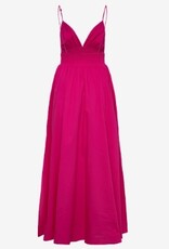 HUGO Dames V-hals Maxi Jurk, roze