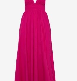 HUGO V-hals Maxi Jurk, roze