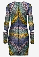 Ganni Dames Ronde Hals Jurk, multi