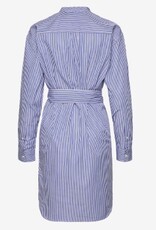 Lauren Ralph Lauren Dames Ronde Hals Shirtjurk, blauw