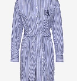 Lauren Ralph Lauren Ronde Hals Shirtjurk, blauw