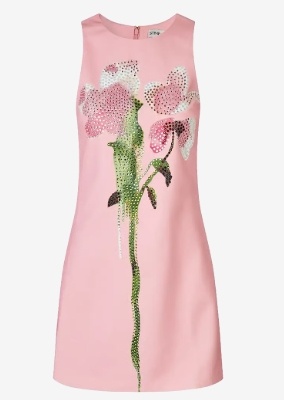 STINE GOYA Dames Ronde Hals Jurk, roze