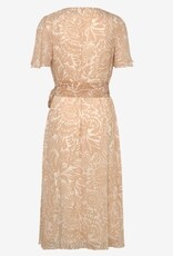 Lauren Ralph Lauren Dames Flora V-hals Jurk, beige