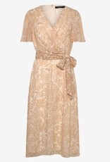 Lauren Ralph Lauren Dames Flora V-hals Jurk, beige