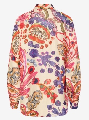 Culture Dames bloemprint blouse, roze