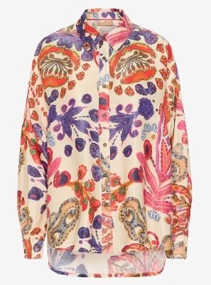 Culture Dames bloemprint blouse, roze