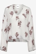 Day Birger et Mikkelsen Dames V Hals Flora Blouse, wit