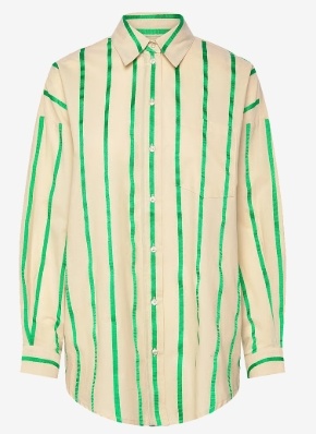 Minus Dames oversized Blouse, groen