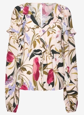 Ted Baker London Dames all-over print Blouse, roze