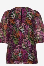 Ted Baker London Dames Ronde Hals Blouse, zwart