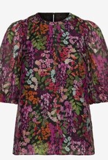 Ted Baker London Dames Ronde Hals Blouse, zwart