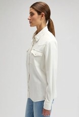 Lee Jeans Dames Spijker Overhemd, wit