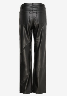 Ahlvar Gallery  Dames PU-broek imitatieleer, zwart