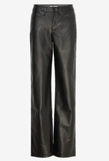 Ahlvar Gallery  Dames PU-broek imitatieleer, zwart