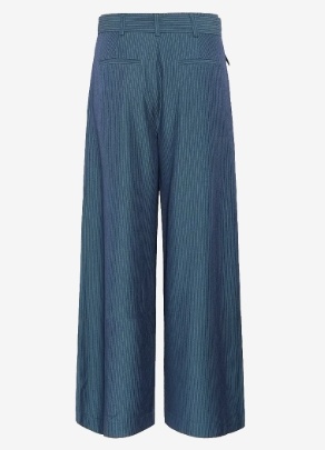 My Essential Wardrobe Dames Wijde Broek, blauw