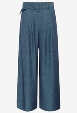 My Essential Wardrobe Dames Wijde Broek, blauw
