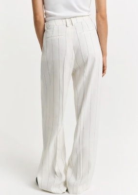 GANT Dames Wijde Broek, wit