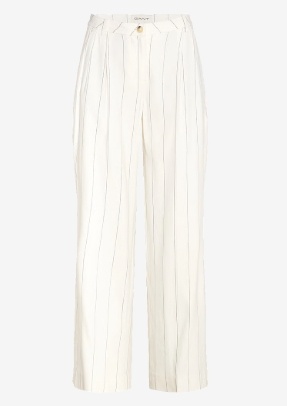 GANT Dames Wijde Broek, wit