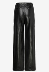 BOSS Dames PU-broek imitatieleer, zwart