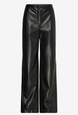 BOSS Dames PU-broek imitatieleer, zwart