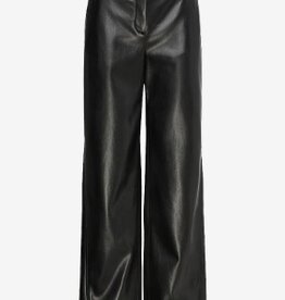 BOSS PU-broek imitatieleer, zwart