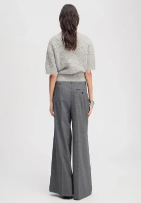 Munthe Dames Wijde Broek, grijs