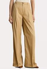Lauren Ralph Lauren Dames Wijde Broek, beige