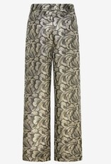 Lollys Laundry Dames Flora Wijde Broek, grijs