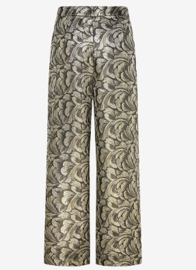 Lollys Laundry Dames Flora Wijde Broek, grijs