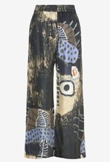 Munthe Dames Wijde Zijden Broek, zwart