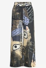 Munthe Dames Wijde Zijden Broek, zwart