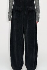 HOPE Dames Corduroy Wijde Broek, zwart