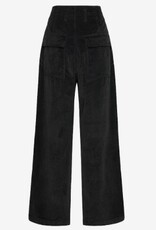 HOPE Dames Corduroy Wijde Broek, zwart