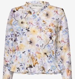 Munthe Zijde Flora Blouse, creme