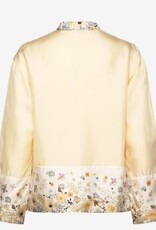 Munthe Dames Zijde Flora Blouse, creme