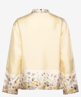 Munthe Dames Zijde Flora Blouse, creme