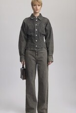 Gestuz Dames  Getailleerde Spijkerblouse, grijs