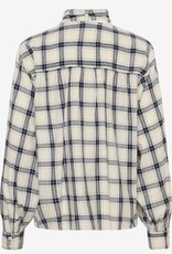 Part Two Dames Geruite Blouse, blauw