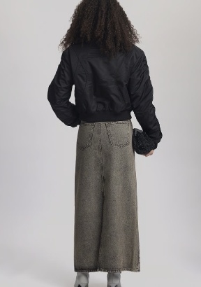 Gestuz Dames Knielange Rok, grijs