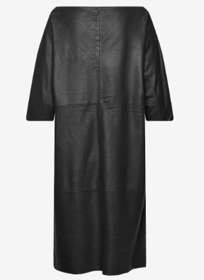 DEPECHE Dames Knielange Jurk, zwart