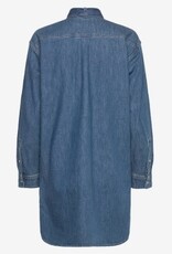 Lauren Ralph Lauren Dames Spijker Shirtjurk , blauw