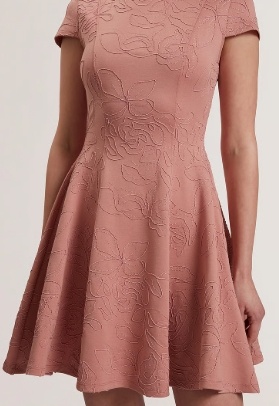 Ted Baker London Dames  Korte Skaterjurk, roze