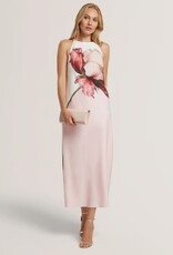Ted Baker London Dames Bloemenprint Lange Jurk, roze