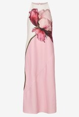 Ted Baker London Dames Bloemenprint Lange Jurk, roze