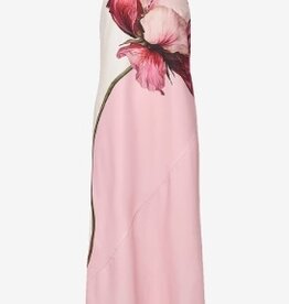 Ted Baker London Bloemenprint Lange Jurk, roze