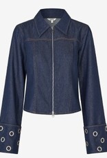 mbyM Dames Denim Tussenjas, blauw