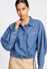 Munthe Dames Spijkerblouse, blauw