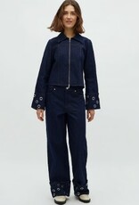 mbyM Dames Wijde Spijkerbroek, blauw